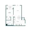 Palmia 55+ Apartments Fremont CA 1 Bedroom A3 809 Sq Ft
